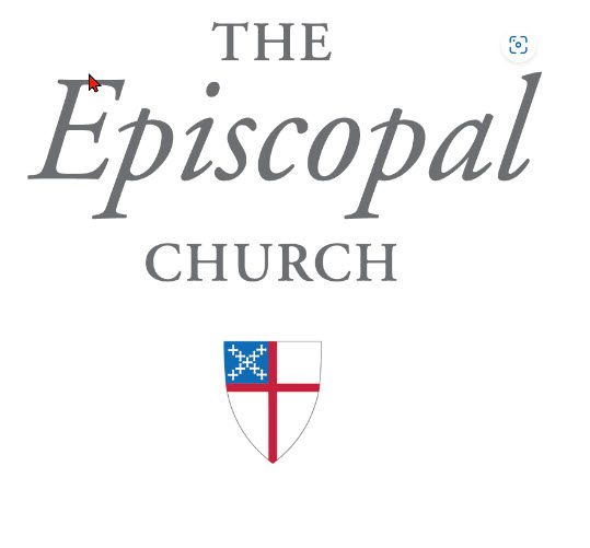 Graphic of Episcopal church shield under wording "The Episcopal Church."