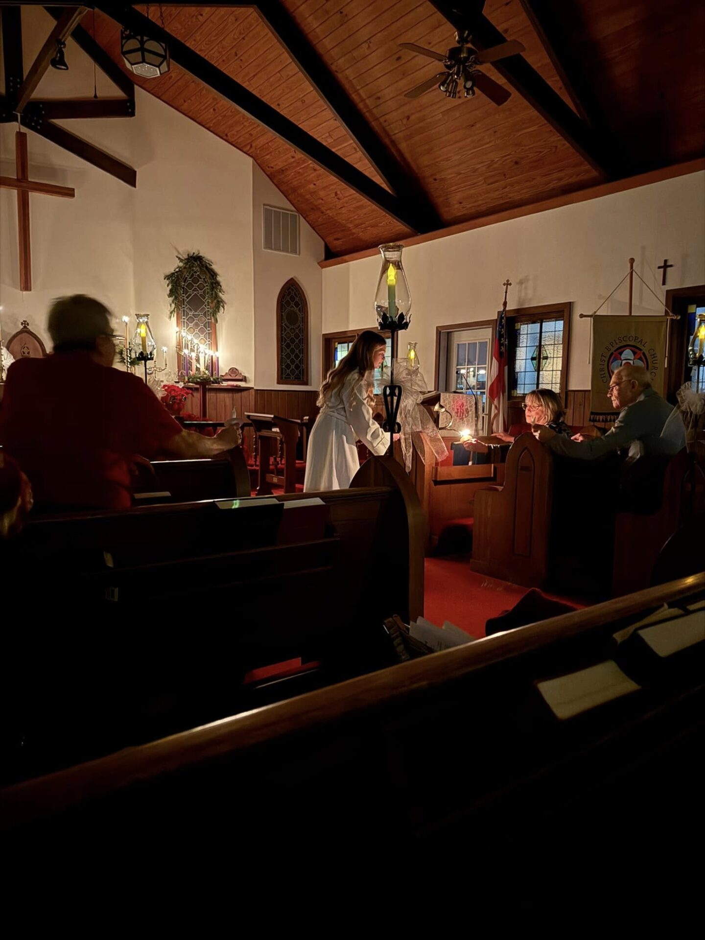 Christmas Eve candle lighting